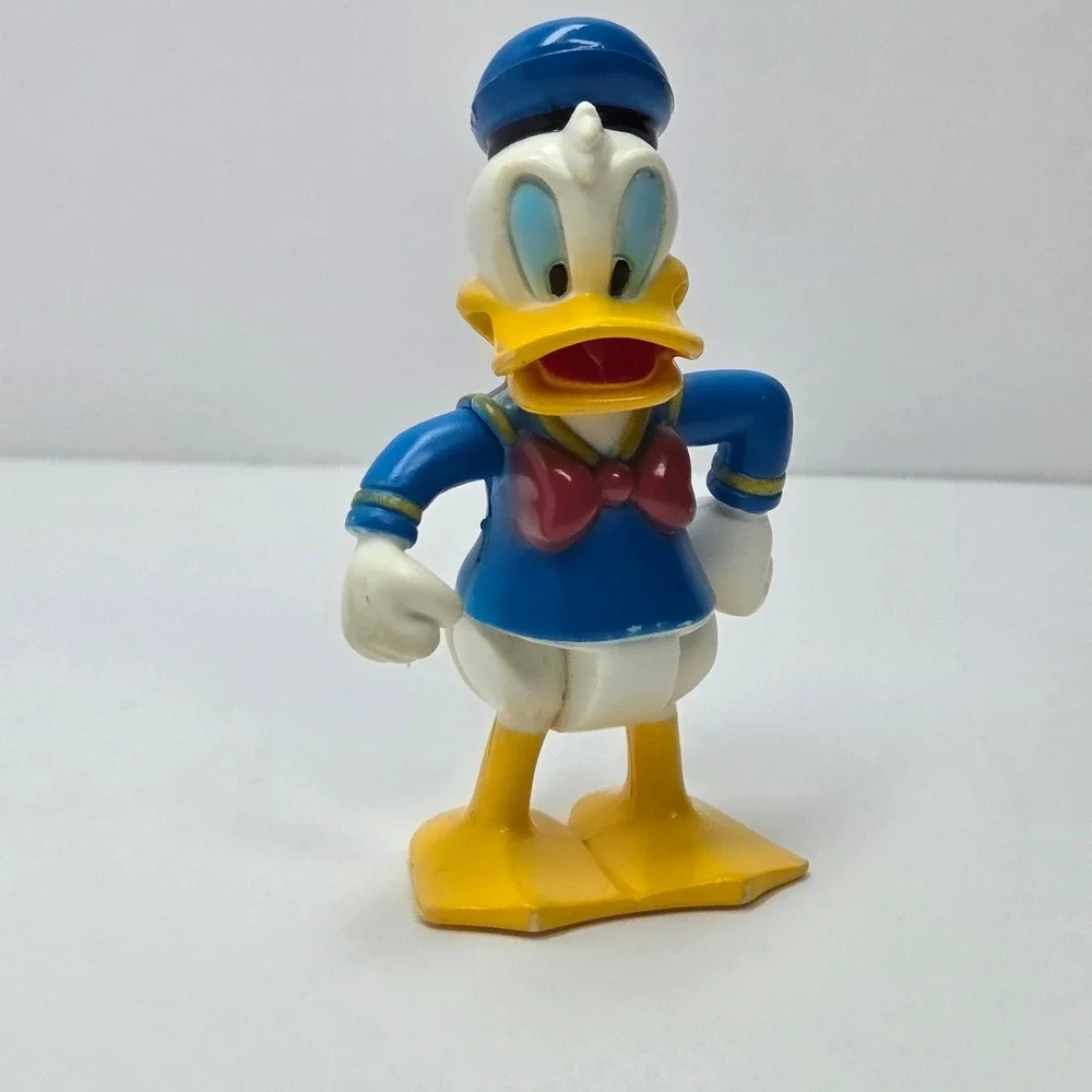 Disney Mickey Minnie Mouse Donald Duck Set 3 Inch PVC Toy Lot Bendable